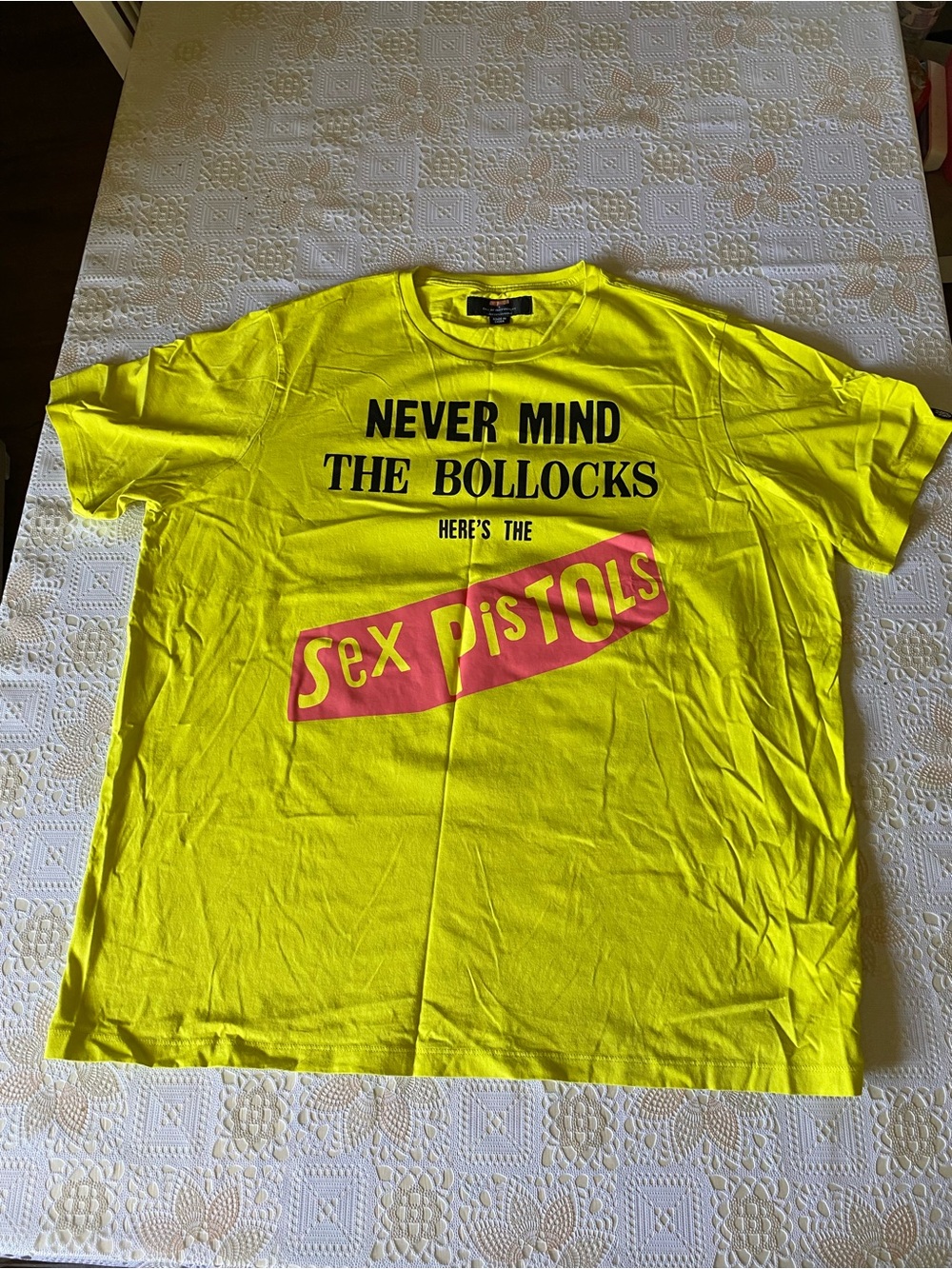 Cult of Individuality Neon Yellow Sex Pistols Graphic Tee